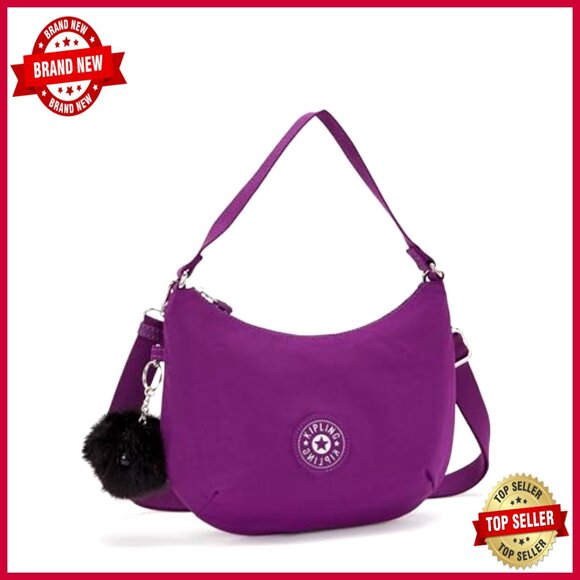 Kipling Amani GG Shoulder Bag - Lightweight Nylon Crossbody Purse - Picture 4 of 5